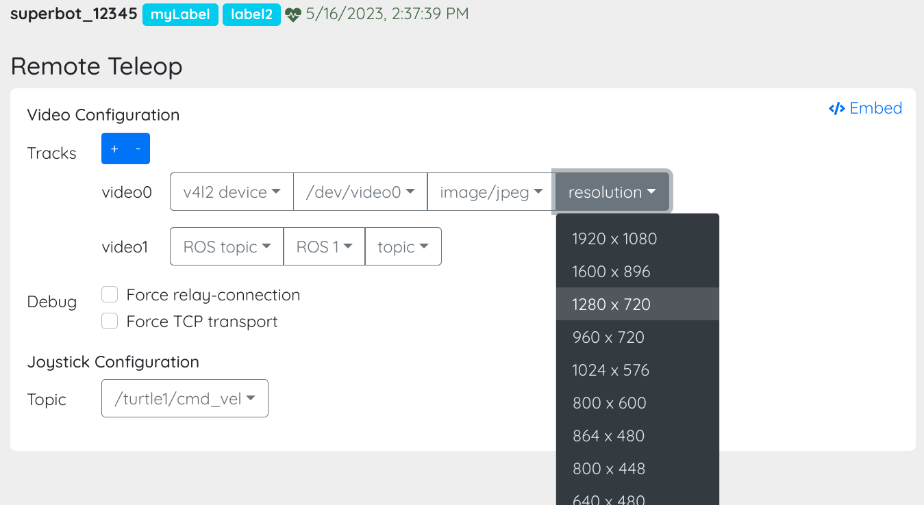 Test and configure capabilities